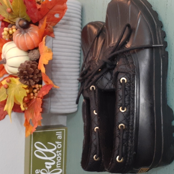 SPERRY RAIN/SNOW SHOES SZ 9 WOS - Picture 2 of 5